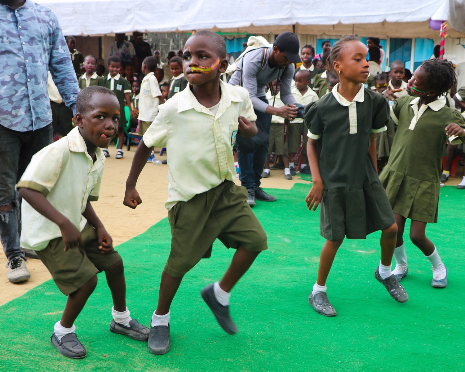 Children dancing at a Foundation programme — children & community