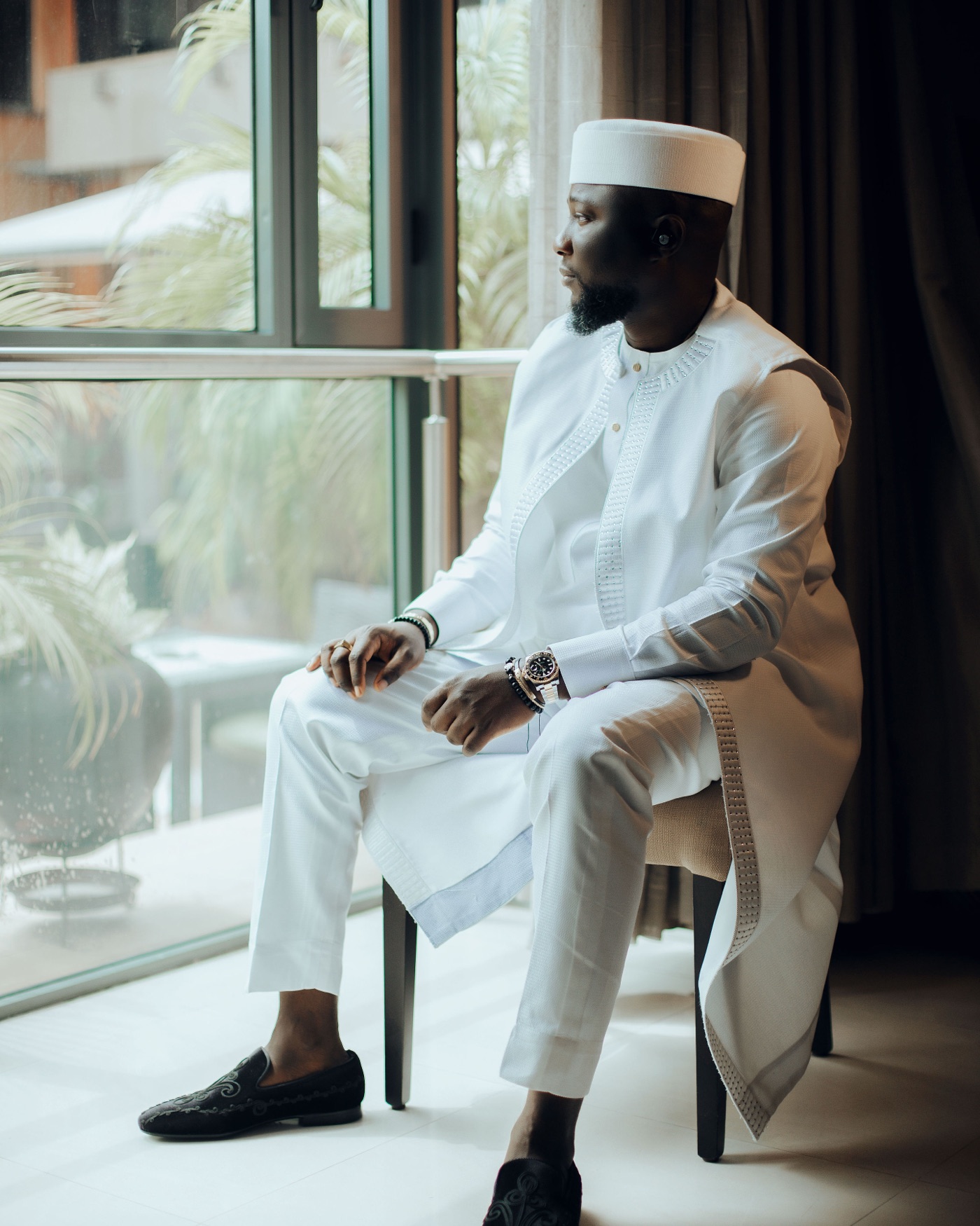 Seated portrait — Oluwaseun Dania